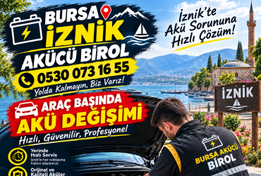 İznik Akücü – Mobil Oto Akü Hizmeti